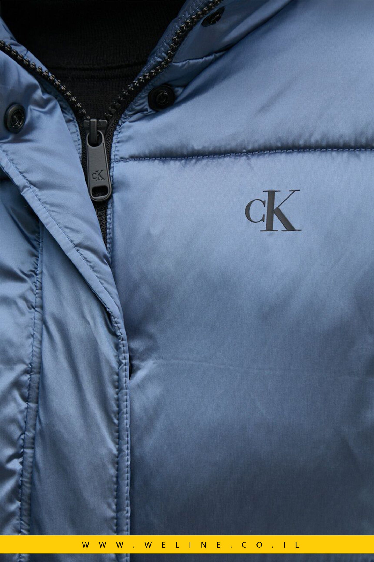 Calvin Klein Jeans - מעיל נשים בצבע כחול