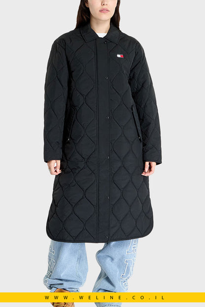 מעיל ארוך מרופד לנשים של TOMMY JEANS