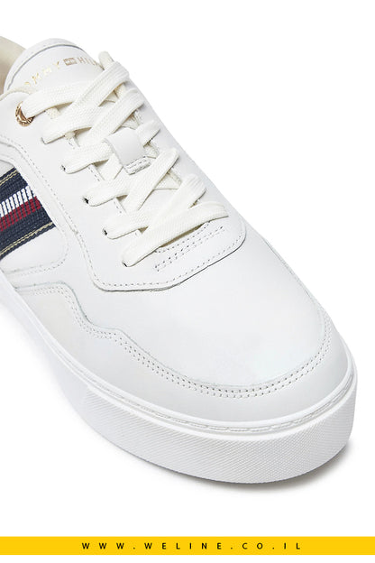 סניקרס לנשים Tommy Hilfiger דגם צבע לבן
