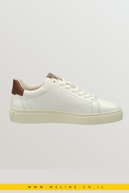 סניקרס עור לבן/חום McJulien Leather
