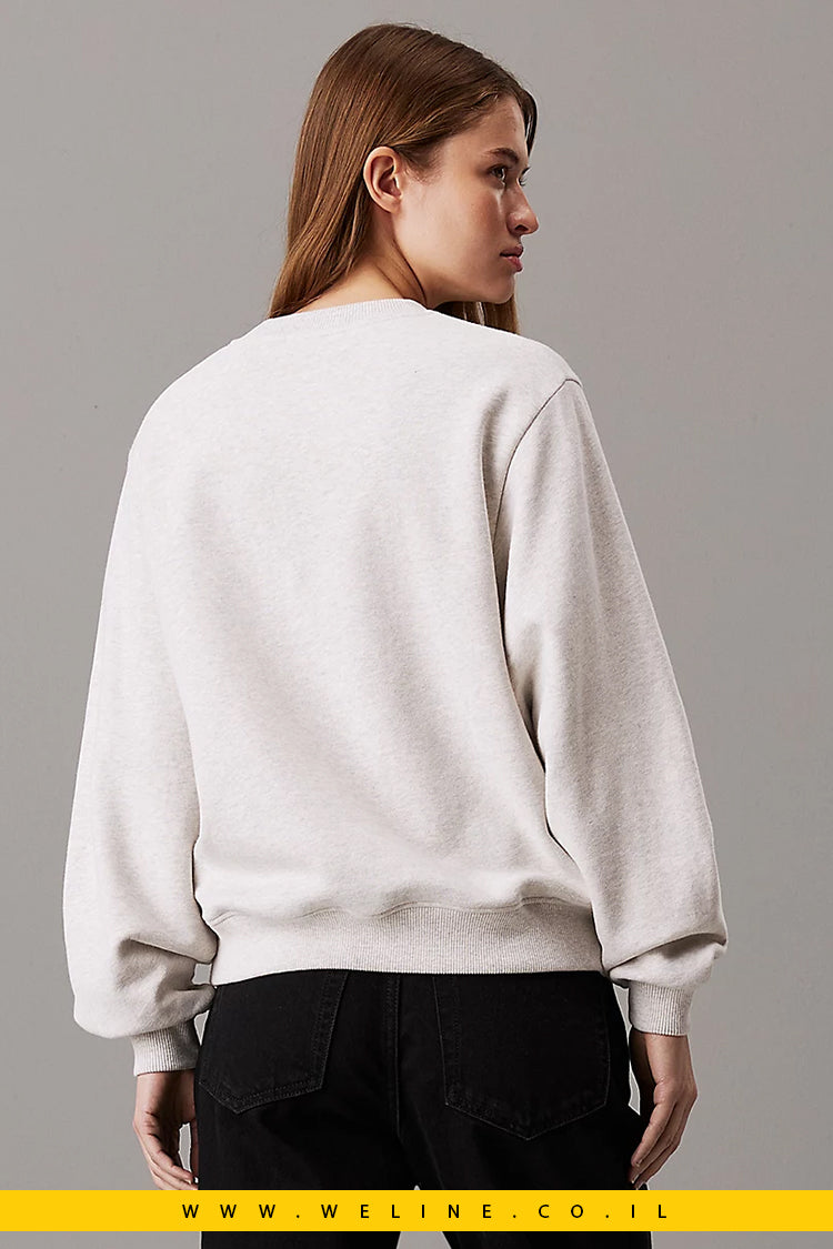 סווטשירט Relaxed Chenille Monogram מבית Calvin Klein