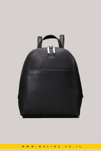 תיק גב Calvin Klein Must Dome Backpack Mono בצבע שחור קלאסי
