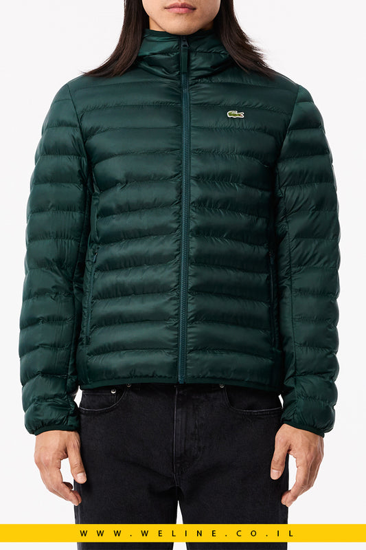 מעיל קווילט דוחה מים במראה פוך