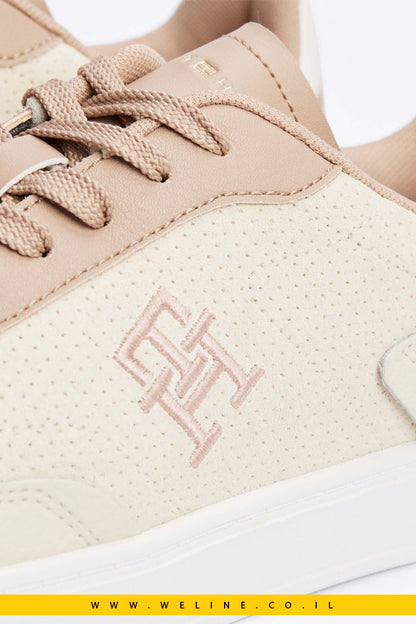 נעלי סניקרס נשים Tommy Hilfiger עם מונוגרמה ועיצוב Color Block
