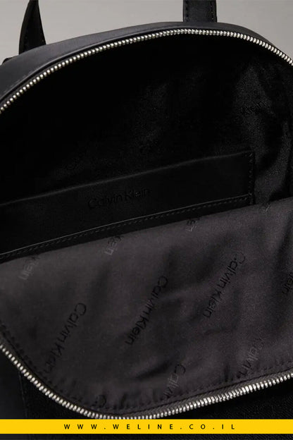 תיק גב Calvin Klein Must Dome Backpack Mono בצבע שחור קלאסי