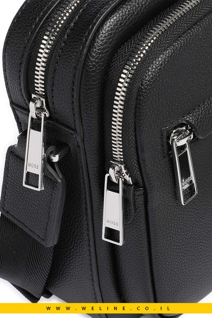 תיק BOSS Ray Crossbody Bag Synthetic Black