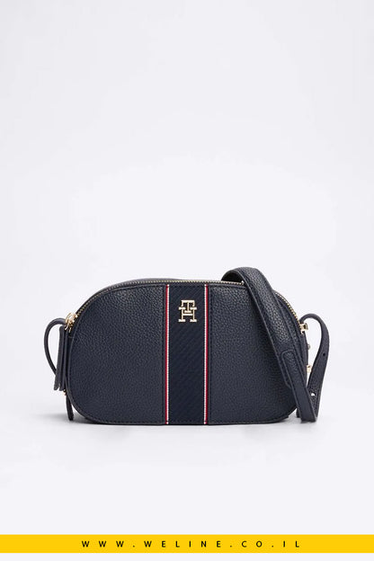 תיק קרוסבודי מרקם לנשים מבית Tommy Hilfiger