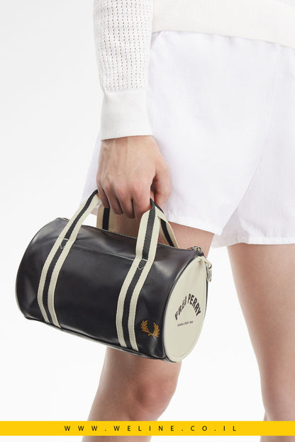תיק קלאסי קטן בסגנון Barrel – Fred Perry