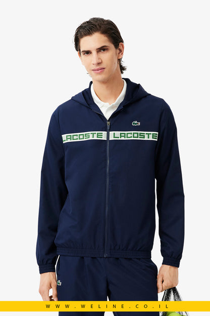 חליפת טניס גברים Lacoste Logo Stripe – כחול