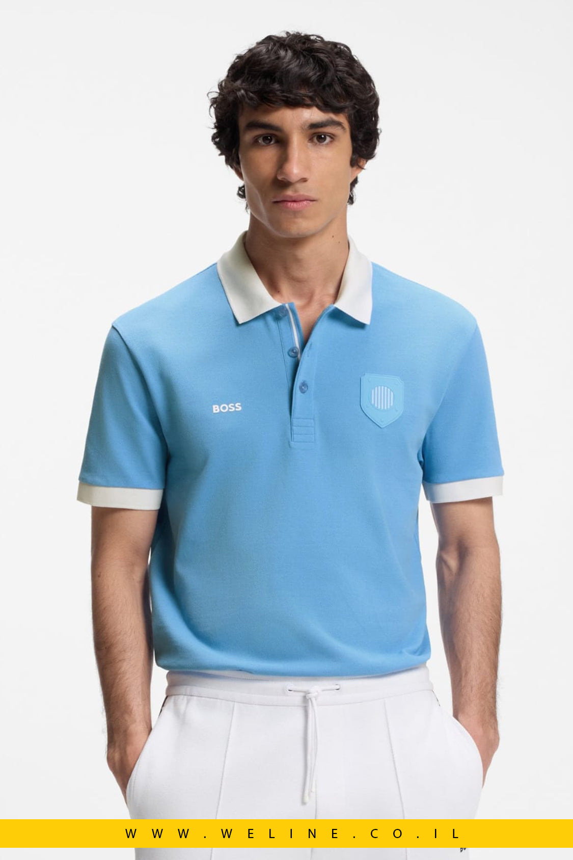 חולצת פולו גברים BOSS Paddy Polo Shirt Argentina – Regular Fit
