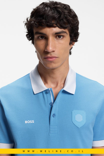 חולצת פולו גברים BOSS Paddy Polo Shirt Argentina – Regular Fit