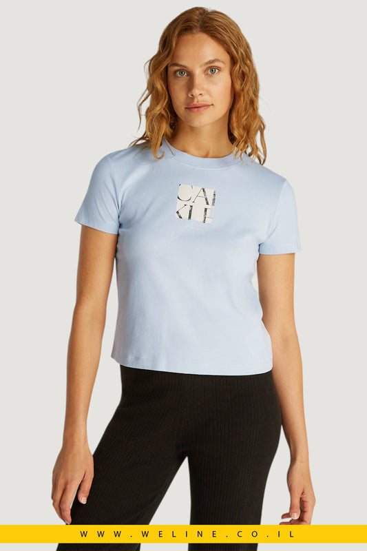CALVIN KLEIN – חולצת טי גרפית לנשים