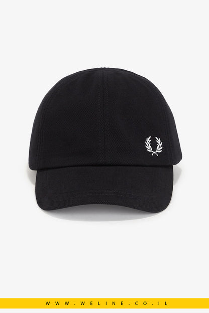 כובע פiqué קלאסי עם לוגו עלי דפנה – Fred Perry