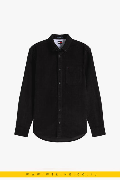 חולצת קורדורוי לגברים – Tommy Jeans Regular Fit