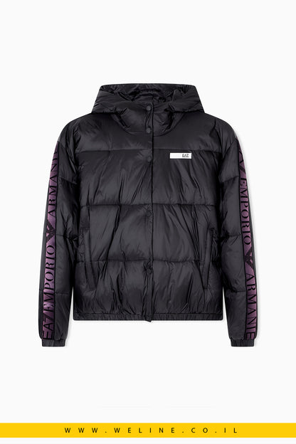 ג'קט קפוצ'ון Dynamic Athlete בטכנולוגיית Natural VENTUS7 – אפור | EA7