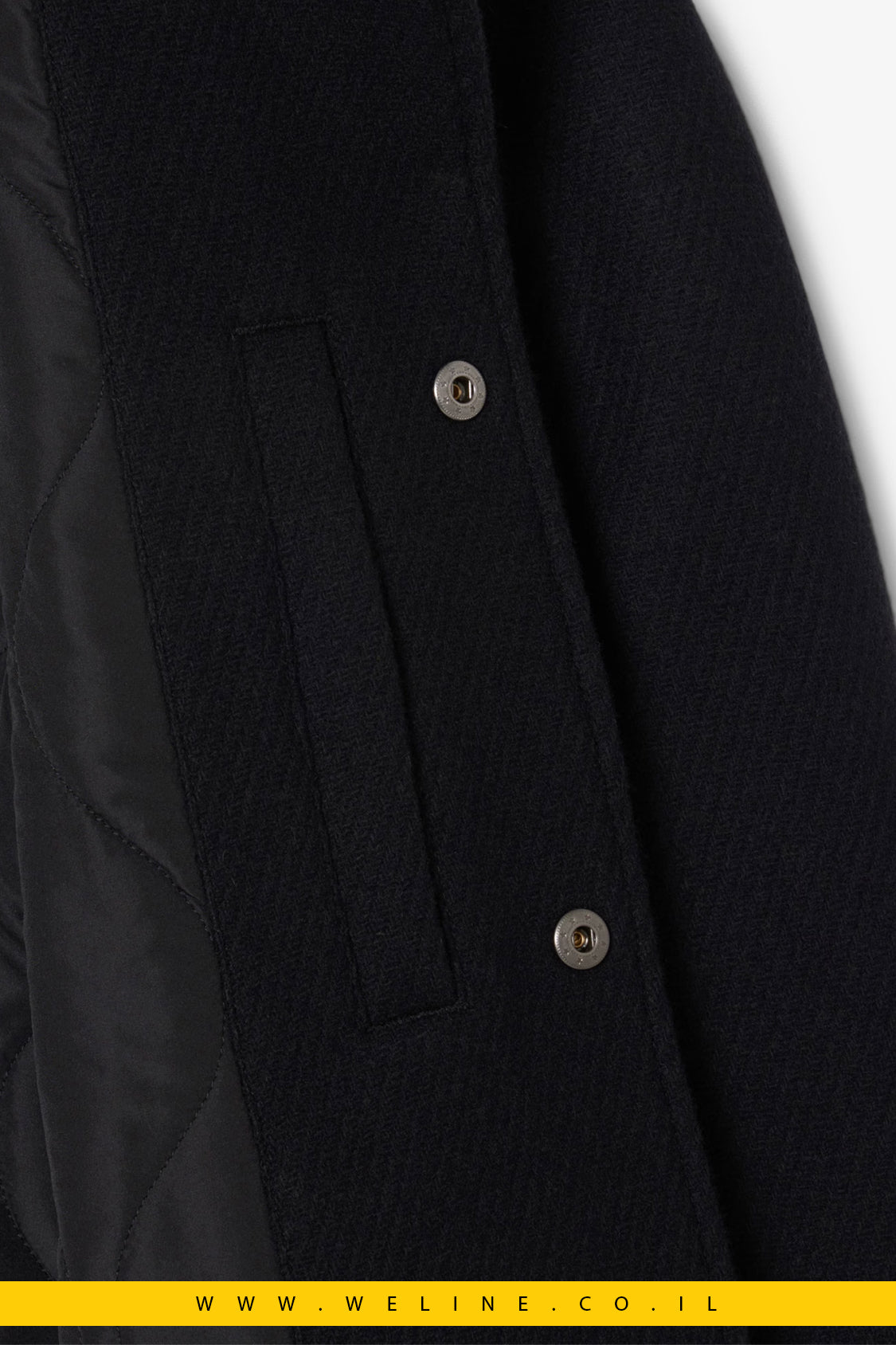 מעיל וארסיטי יוקרתי עם פאץ' רקום – Badge Accent Wool Varsity Jacket