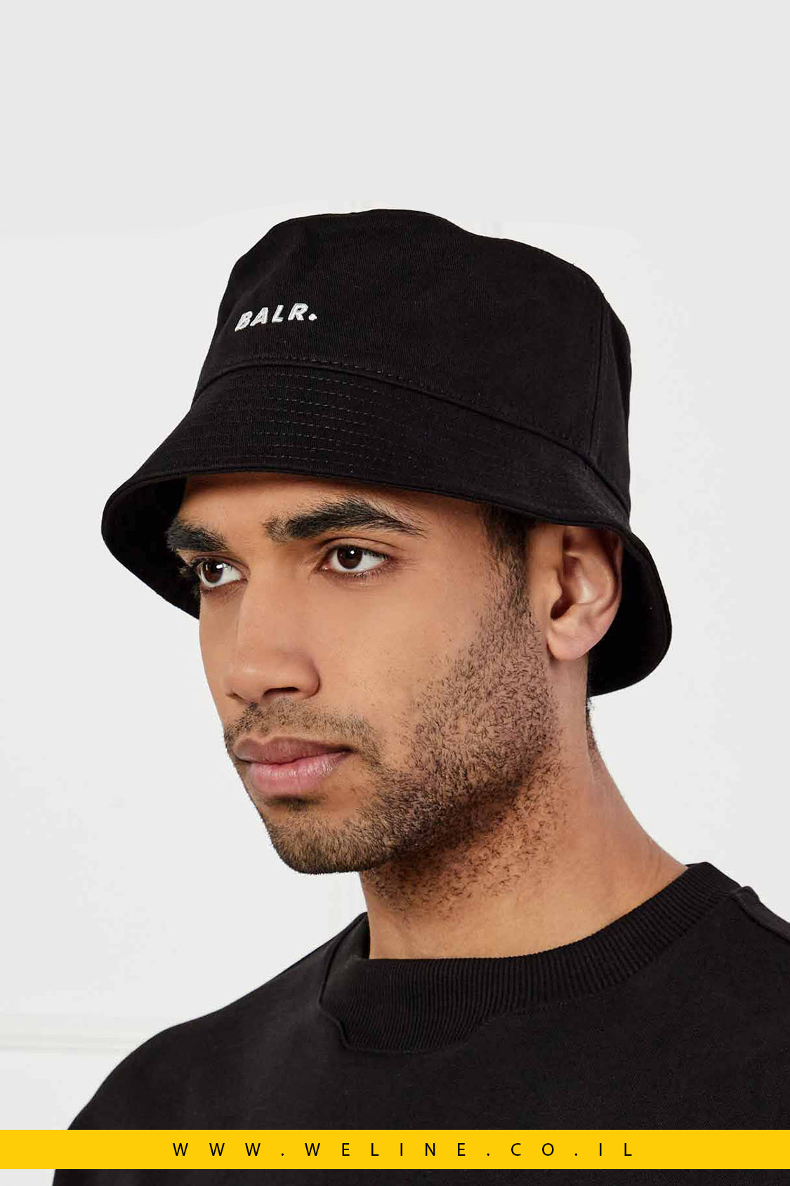 כובע כותנה שחור – דגם קלאסי מבית BALR.