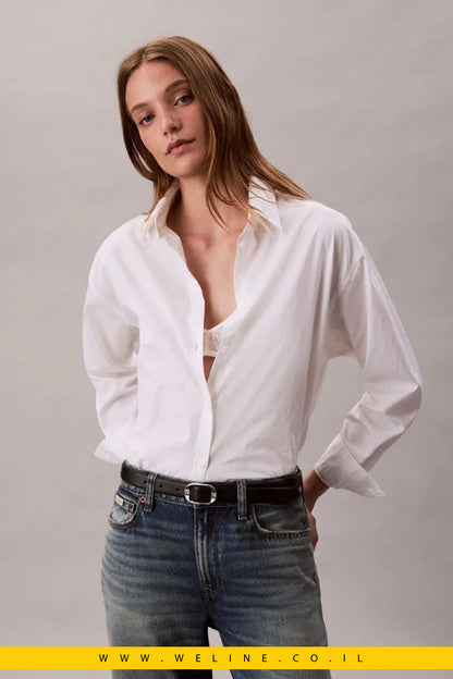 חולצת כפתורים מושלמת עם לוגו – Calvin Klein Jeans