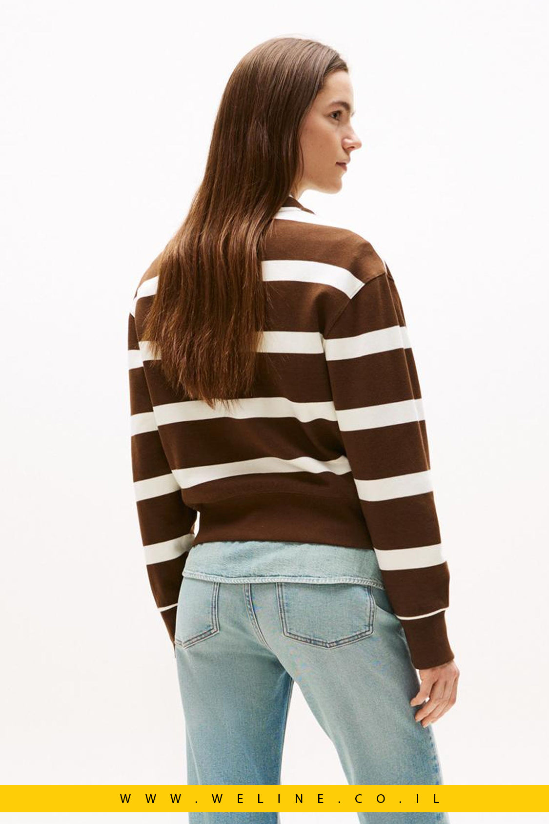 סווטשירט נשים עם לוגו רקום – Tommy Hilfiger