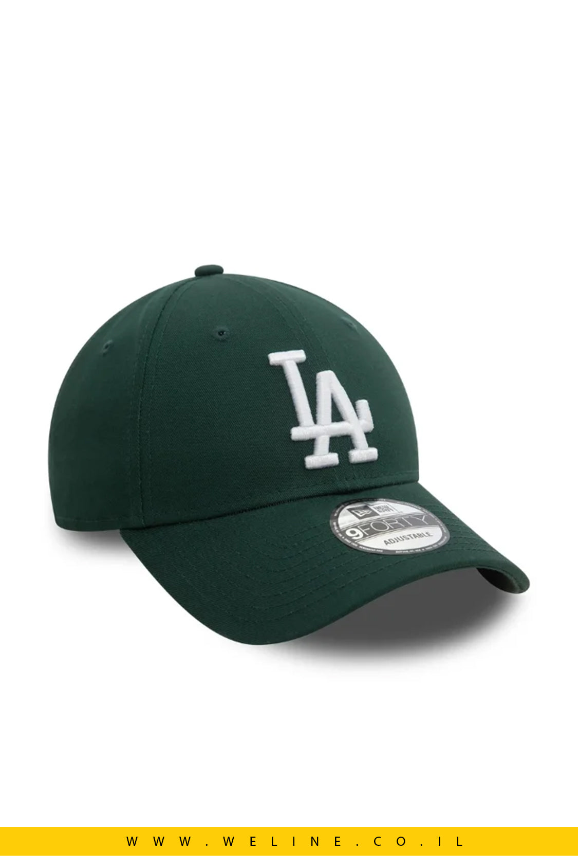 כובע מצחייה New Era League Essential 9FORTY LA Dodgers – ירוק | כותנה 100%