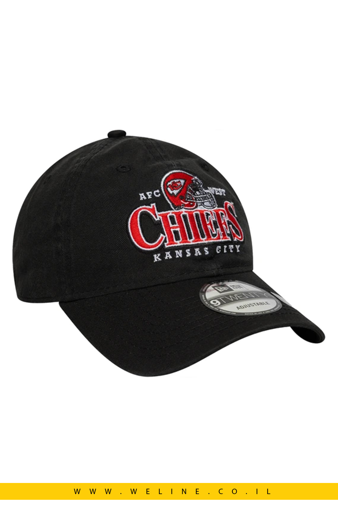 כובע New Era NFL Kansas City Chiefs Helmet 9TWENTY – שחור | יוניסקס