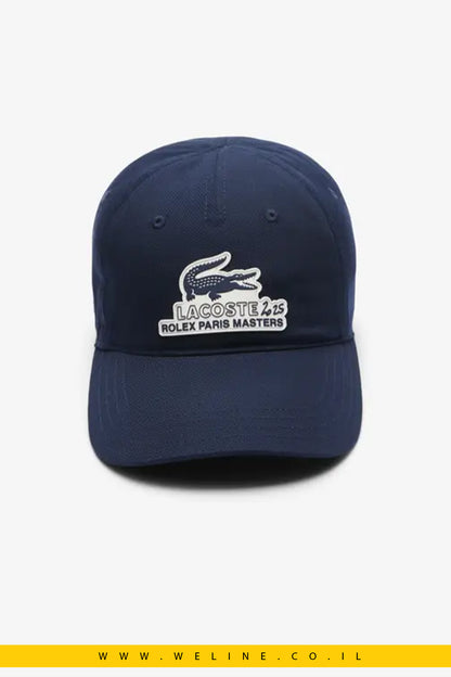 Lacoste כובע Lifestyle Rolex Paris Masters – כחול Marine, מהדורה רשמית