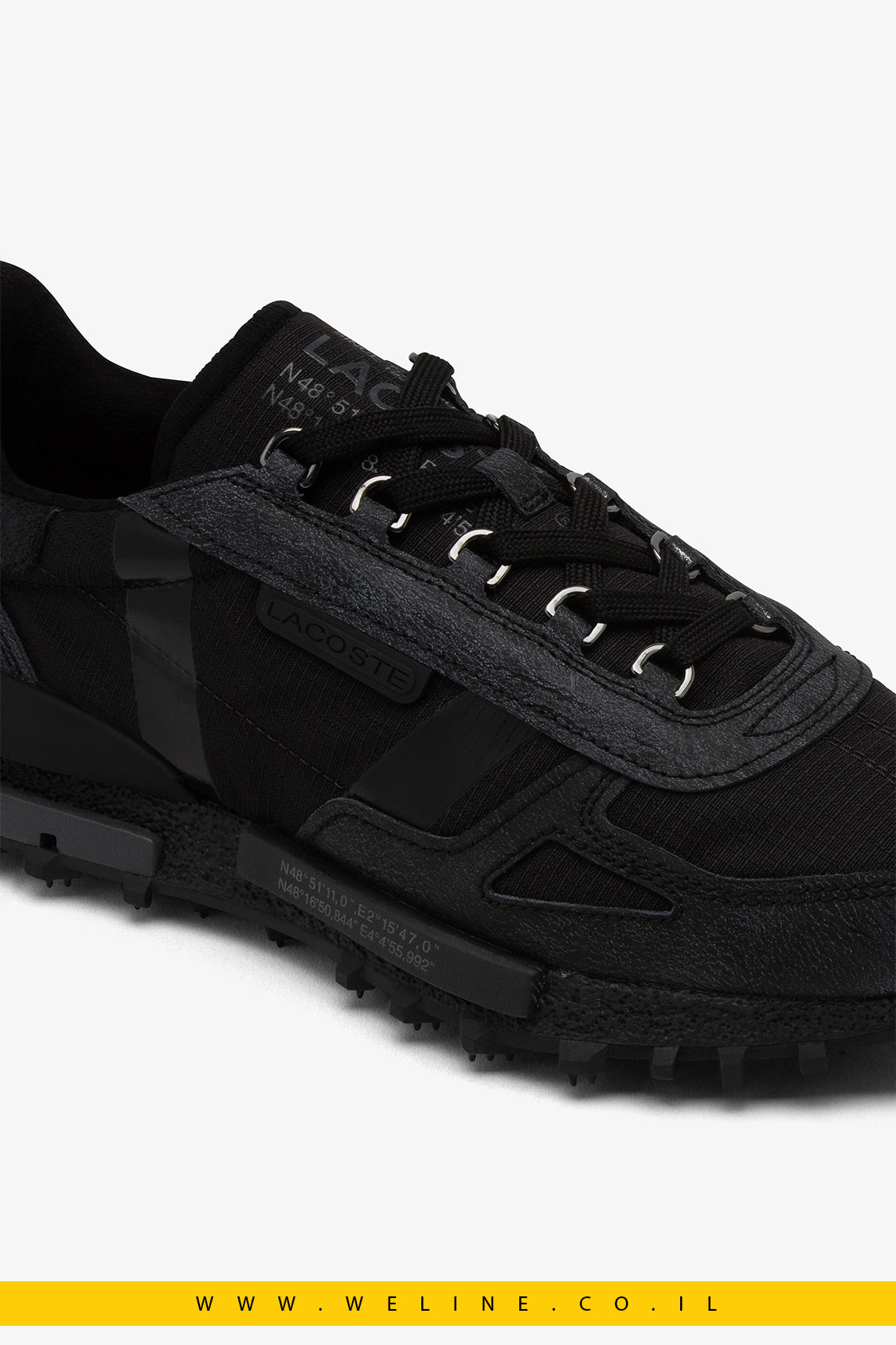 סניקרס גברים Lacoste Elite Active – שחור