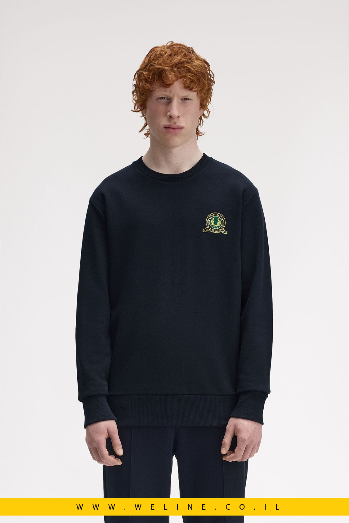 סווטשירט לגברים Tennis Badge – כחול