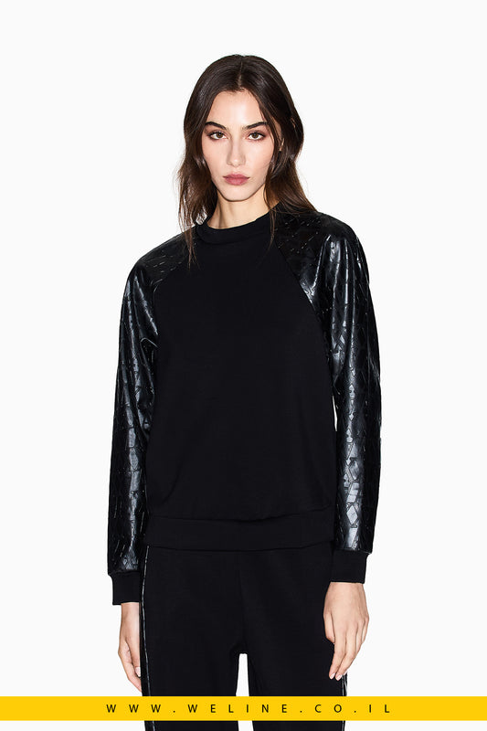 סווטשירט נשים עם לוגו מובלט – Armani Exchange
