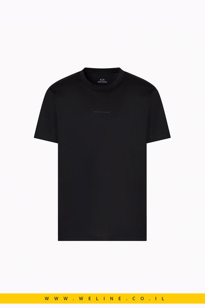 חולצת טי לגברים מכותנה מבריקה – Armani Exchange