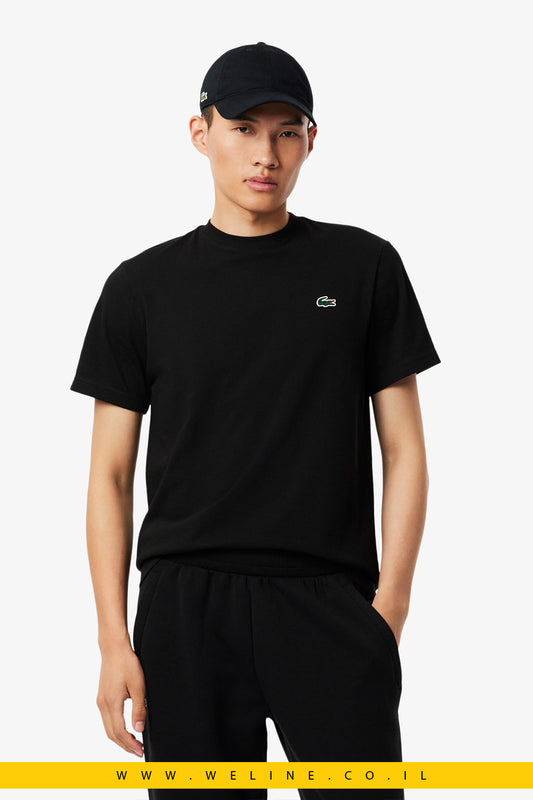 חולצת T ספורט מודפסת Ultra Dry לגברים Lacoste