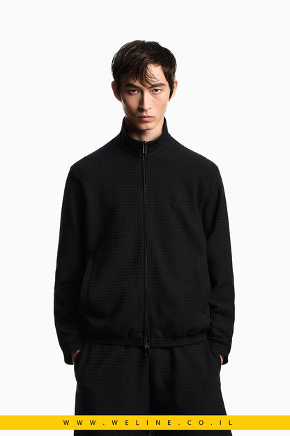 קפוצ'ון ASV עם רוכסן מלא מבד ג'אקארד תערובת ליאוסל