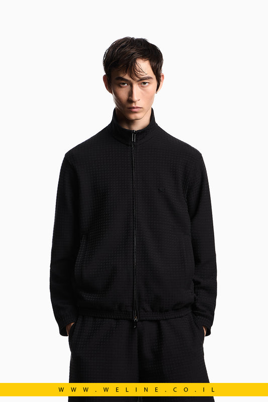 קפוצ'ון ASV עם רוכסן מלא מבד ג'אקארד תערובת ליאוסל