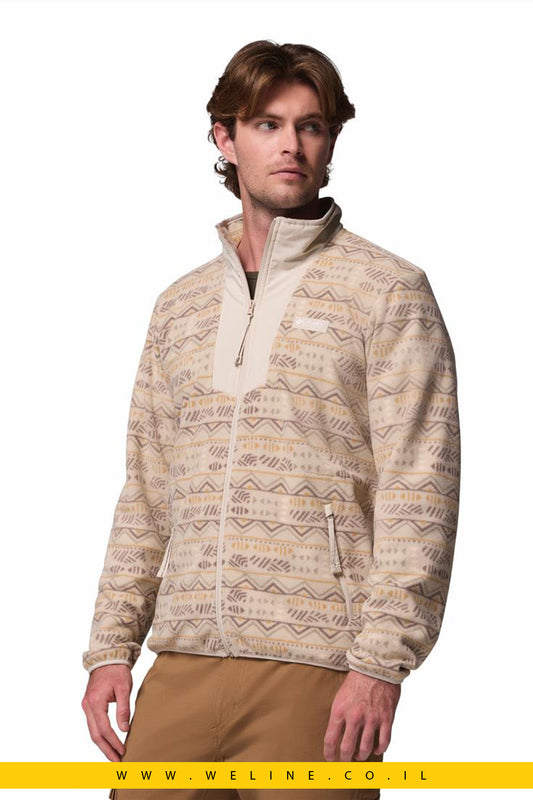 ג'קט פליס לגברים Columbia Sequoia Grove Printed Full Zip