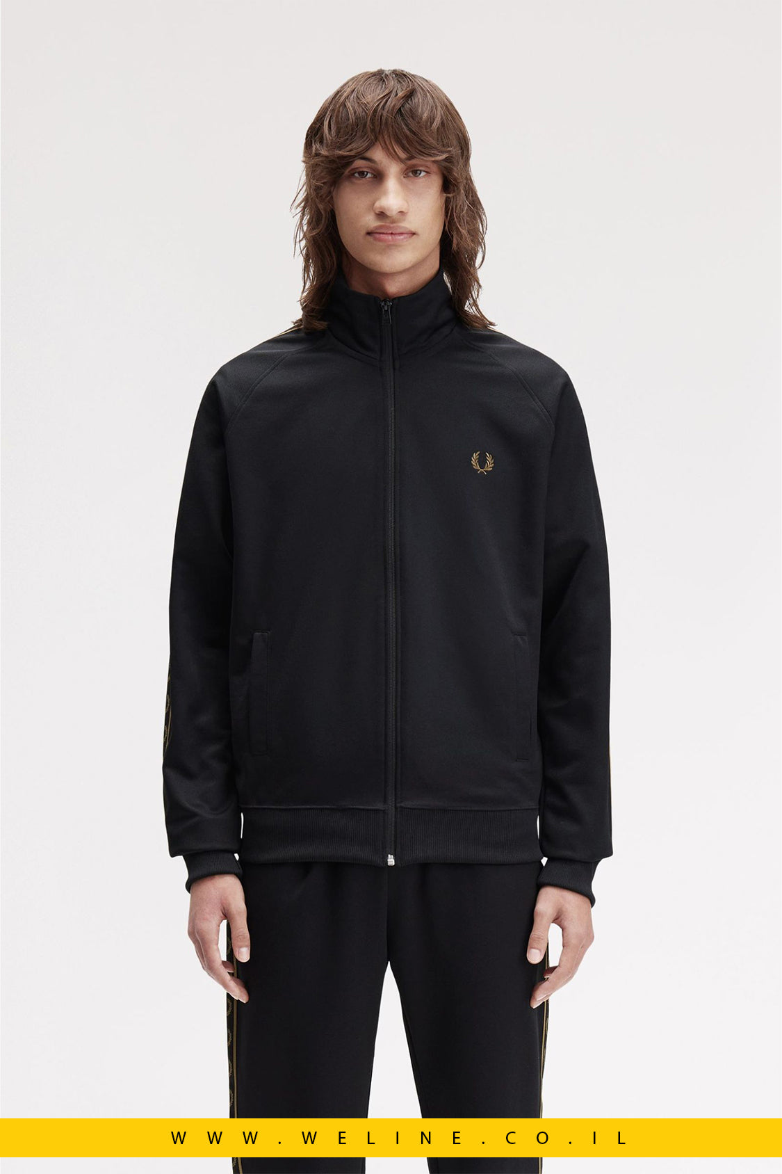 ג׳קט טרנינג עם פסי קונטרסט – Fred Perry