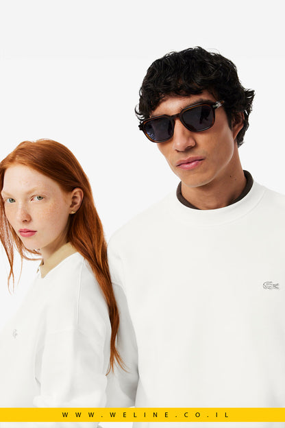 Unisex Loose Fit Heavy Fleece Sweatshirt – Lacoste