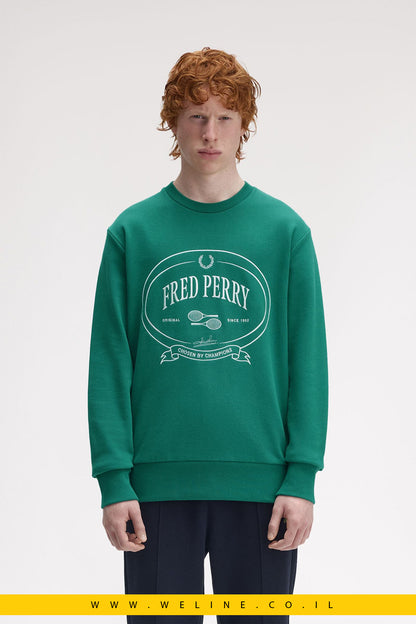 סווטשירט לגברים – Chosen By Champions בצבע ירוק Sport Green