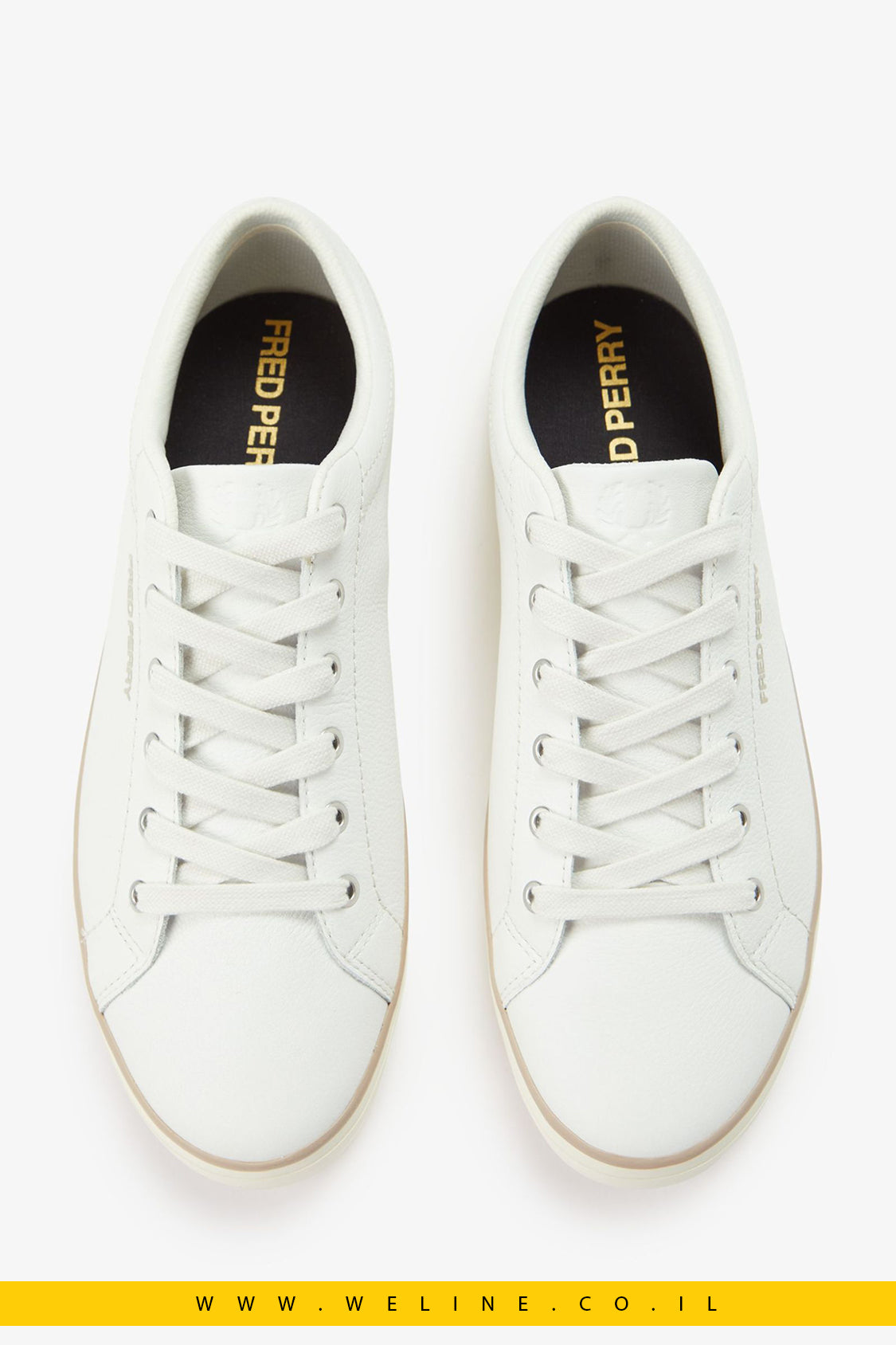 נעלי עור מרקם בסגנון טניס קלאסי לגברים – Baseline Leather