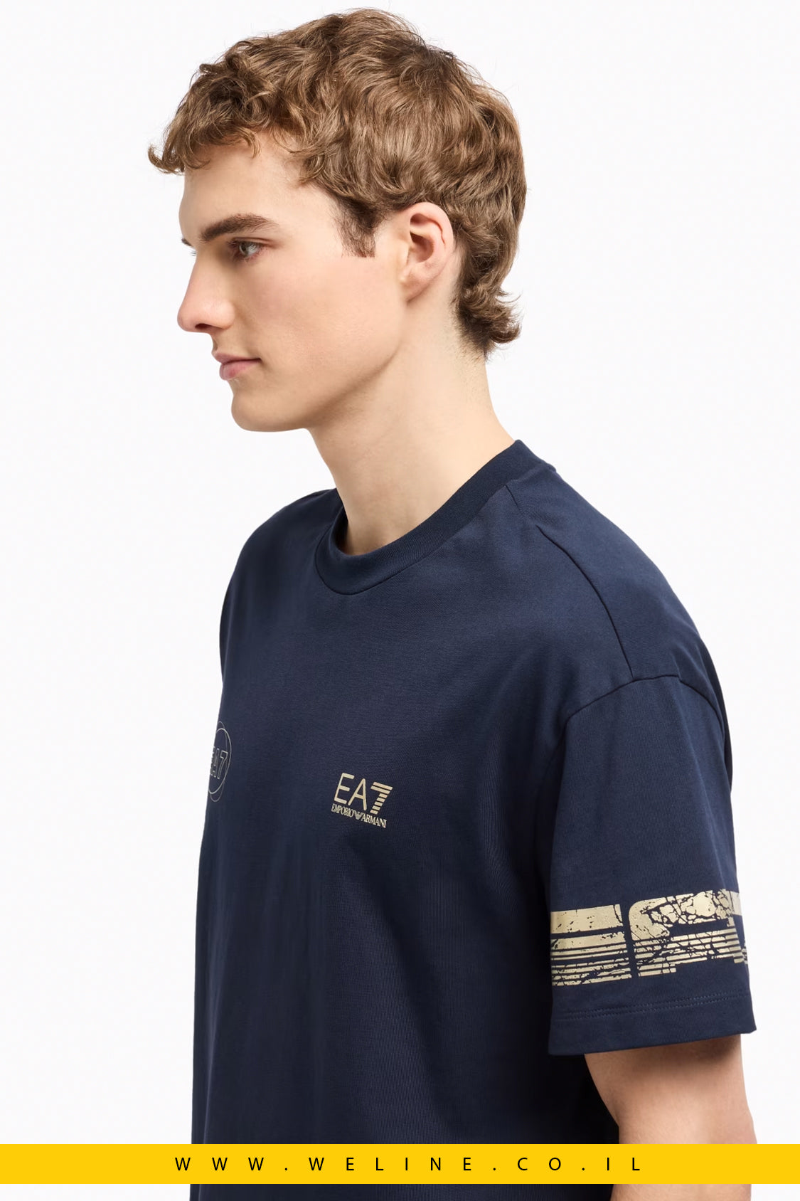 חולצת טי גרפית לנשים מבית EA7 Emporio Armani