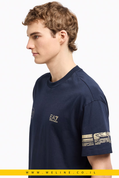 חולצת טי גרפית לנשים מבית EA7 Emporio Armani