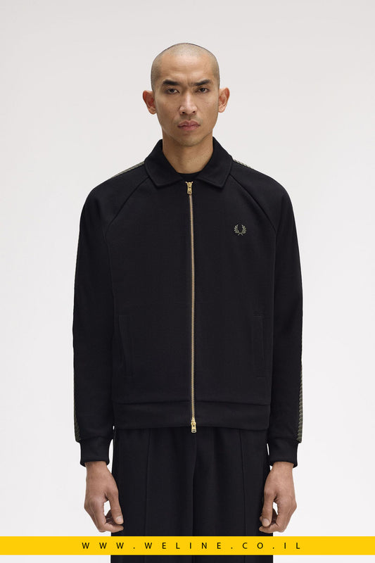 ג׳קט טניס עם קולר – Tennis Grip Tape Collared Jacket