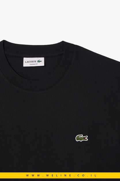 חולצת טי קלאסית לגברים מכותנה – Lacoste