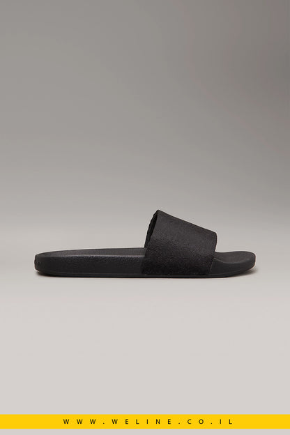 כפכפי נשים Calvin Klein – דגם Logo Jacquard Sliders