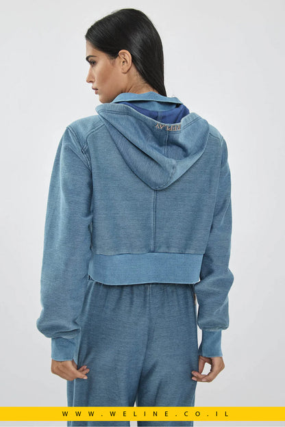 חליפת טריננג בצבע גינס לנשים REPLAY