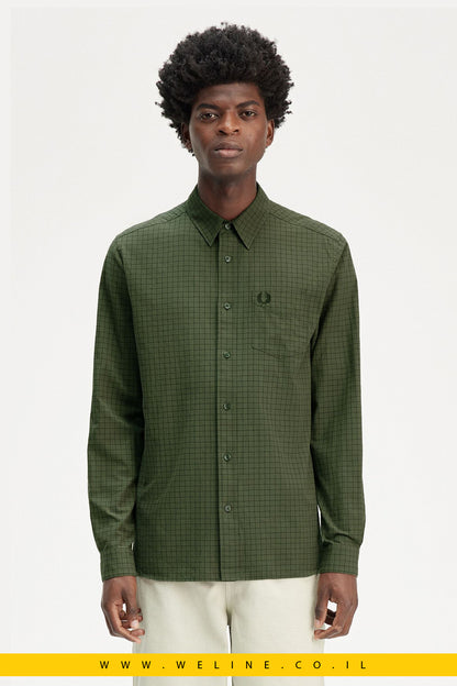חולצת משבצות Grid Check מבית Fred Perry