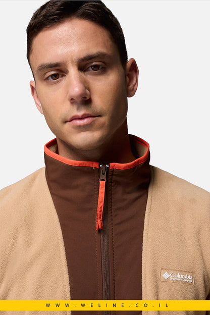 מעיל מיקרו־פליס לגברים – Sequoia Grove Full Zip בצבע Canoe/Tobacco