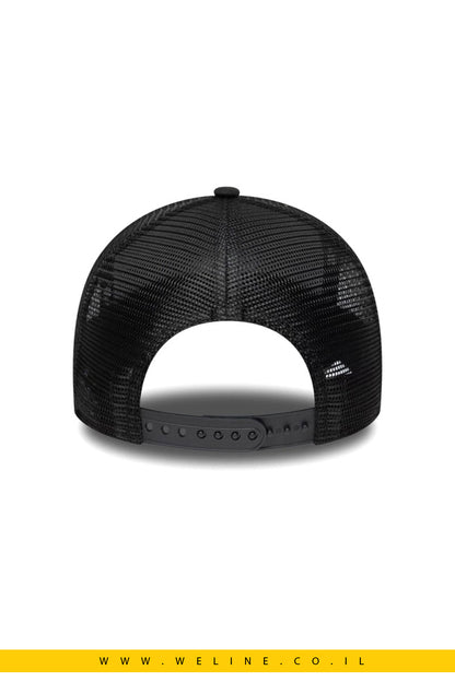 כובע New Era Cotton Patch Trucker – צבע שחור | יוניסקס