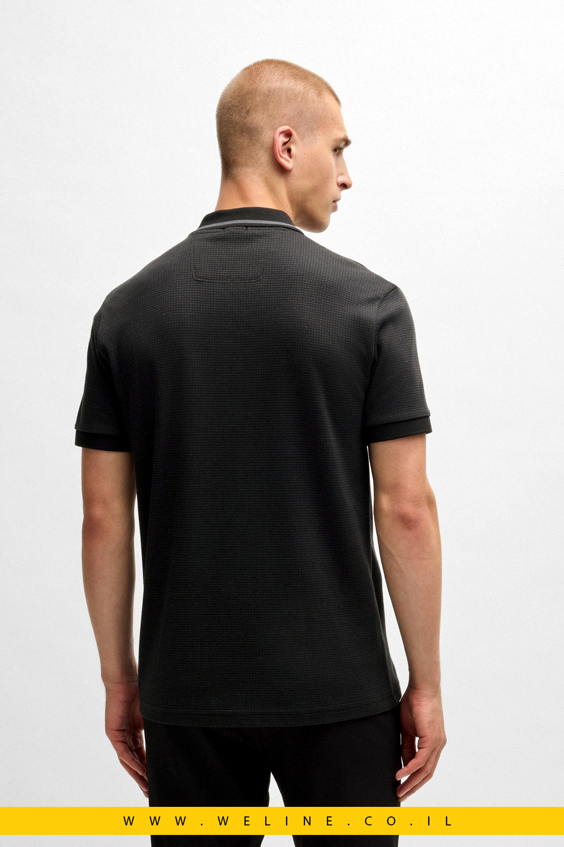 חולצת פולו מבד ג'קארד כותנה – PADDY POLO SHIRT