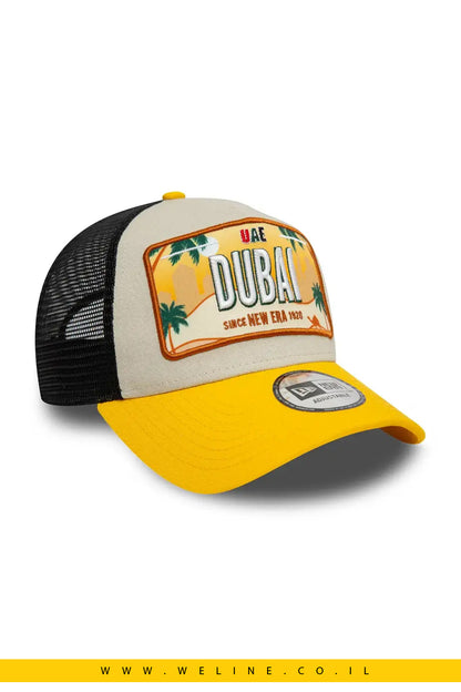 כובע ניו ארה לוחית רישוי – NEW ERA License Plate Cream 9FORTY A-Frame Trucker