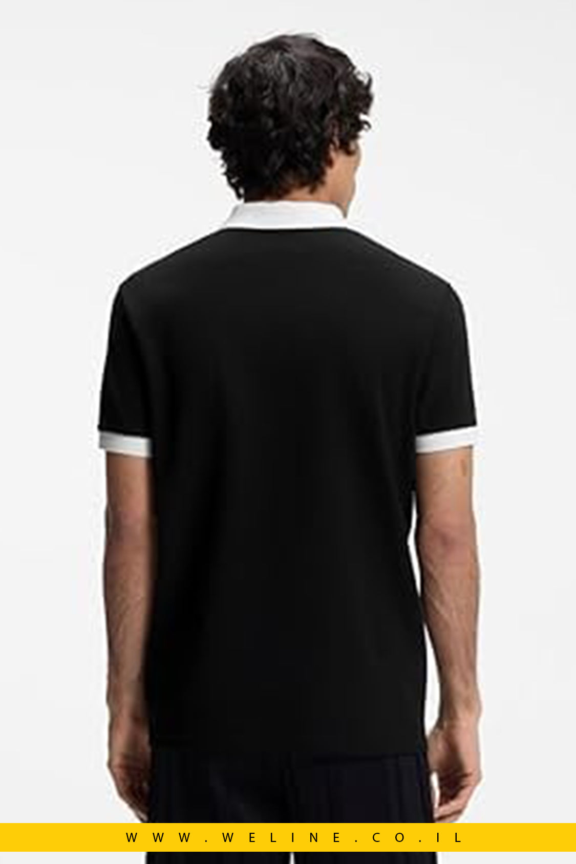 חולצת פולו גברים BOSS Paddy Polo Shirt  Germany Black – Regular Fit